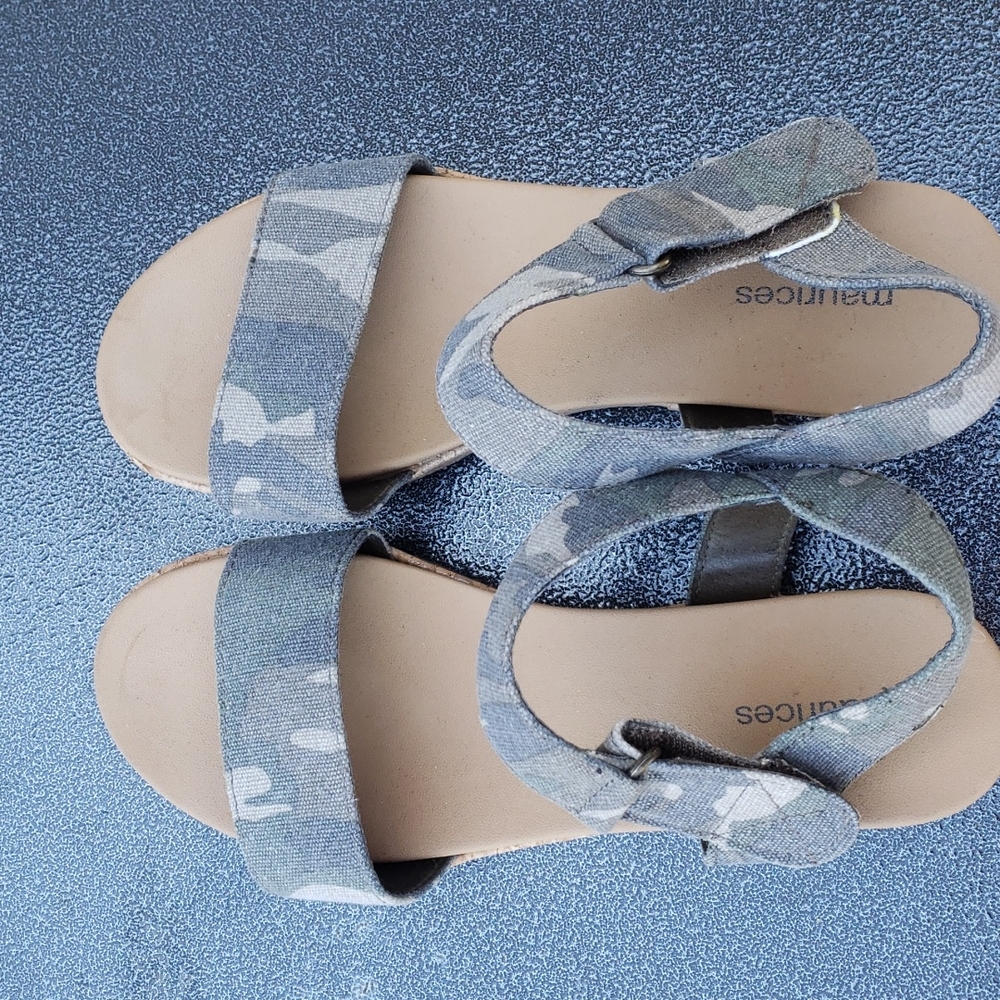 Maurices Camo Felicity Platform Sandals size 8.5 - Picture 13 of 13